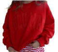 LULU MAC Mono Sweatshirt-Red