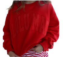 LULU MAC Mono Sweatshirt-Red