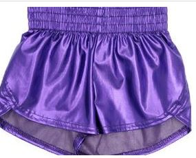 AZ Metallic Shorts-Purple