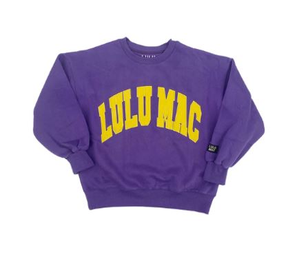 LULU MAC Sweatshirt-Purple/Gold