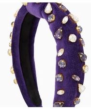 Velour/Stone Headband