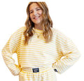 LULU MAC Stripe Top-Yellow