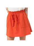 HAY Paper Bag Waist Skirt-Rust