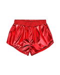 IS Red Metallic Shorts
