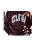 LULU MAC Camo Sweatshirt-Brown