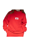 LULU MAC Terry Sweatshirt-Red