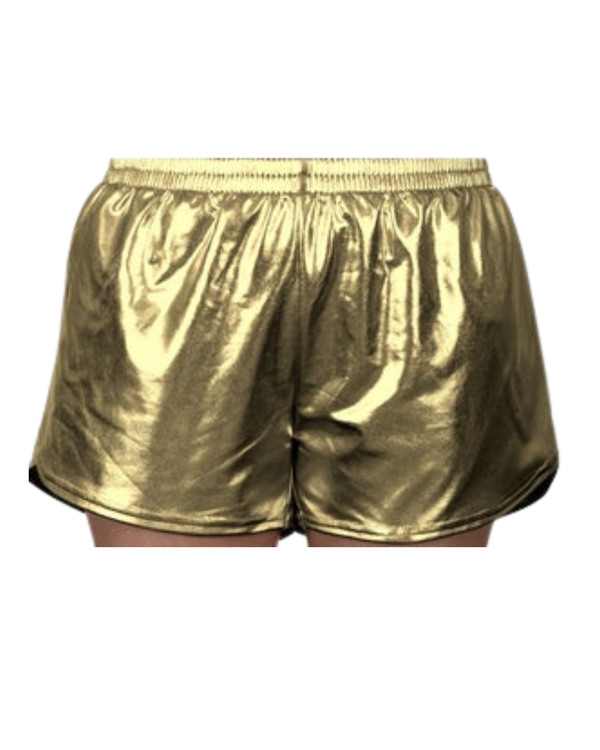 AZ Gold Metallic Shorts