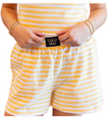 LULU MAC Stripe Shorts-Yellow