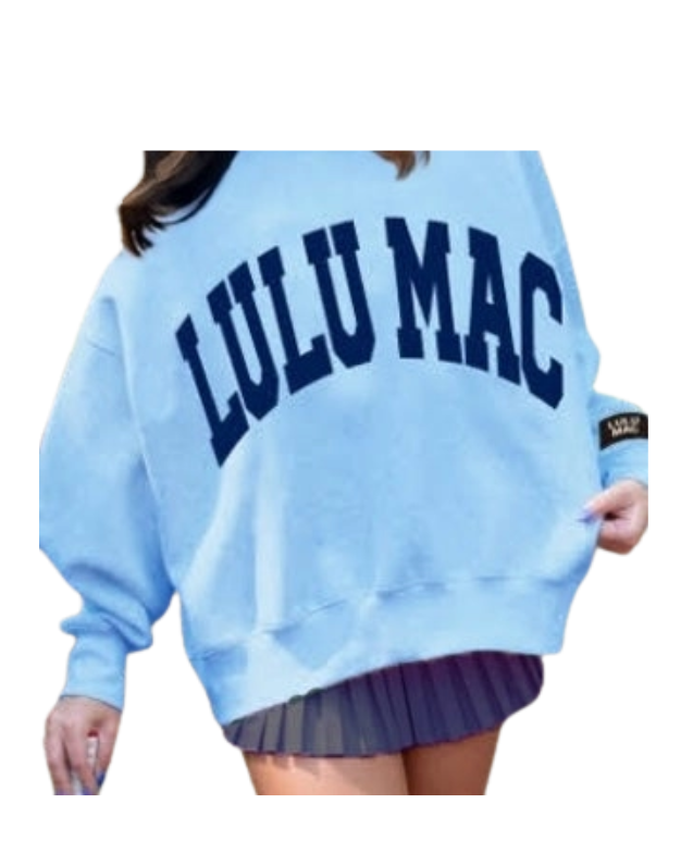 LULU MAC Sweatshirt-Blue/Navy