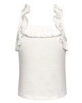 HB Ruffle Tank Top-White