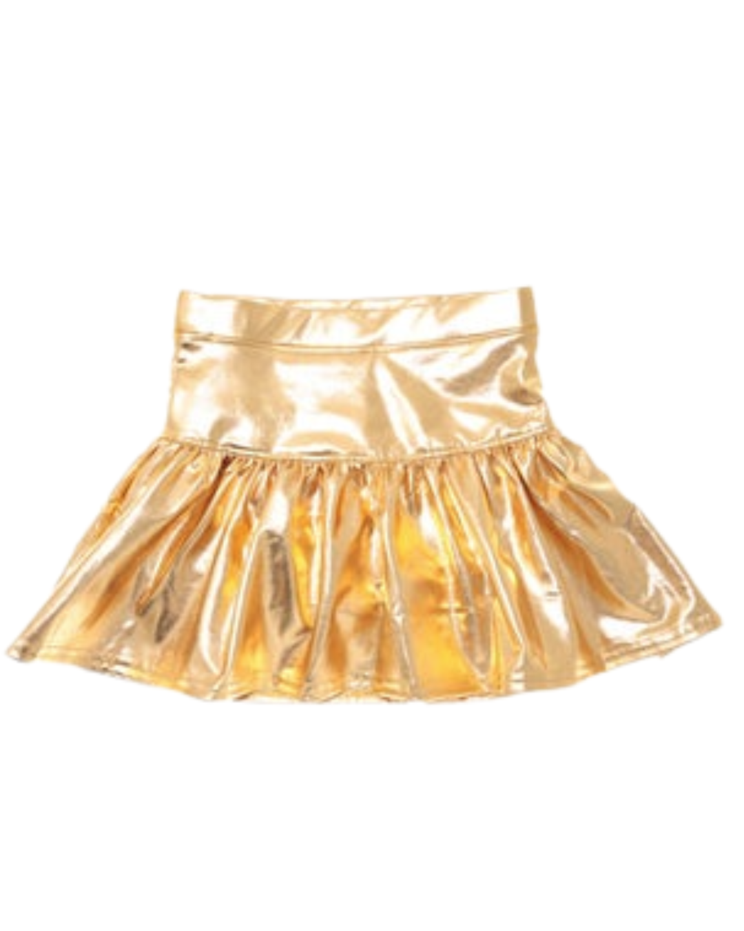 AZ Metallic Gold Skort