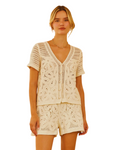 SKB Crochet Button Down