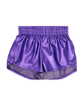 AZ Purple Metallic Shorts