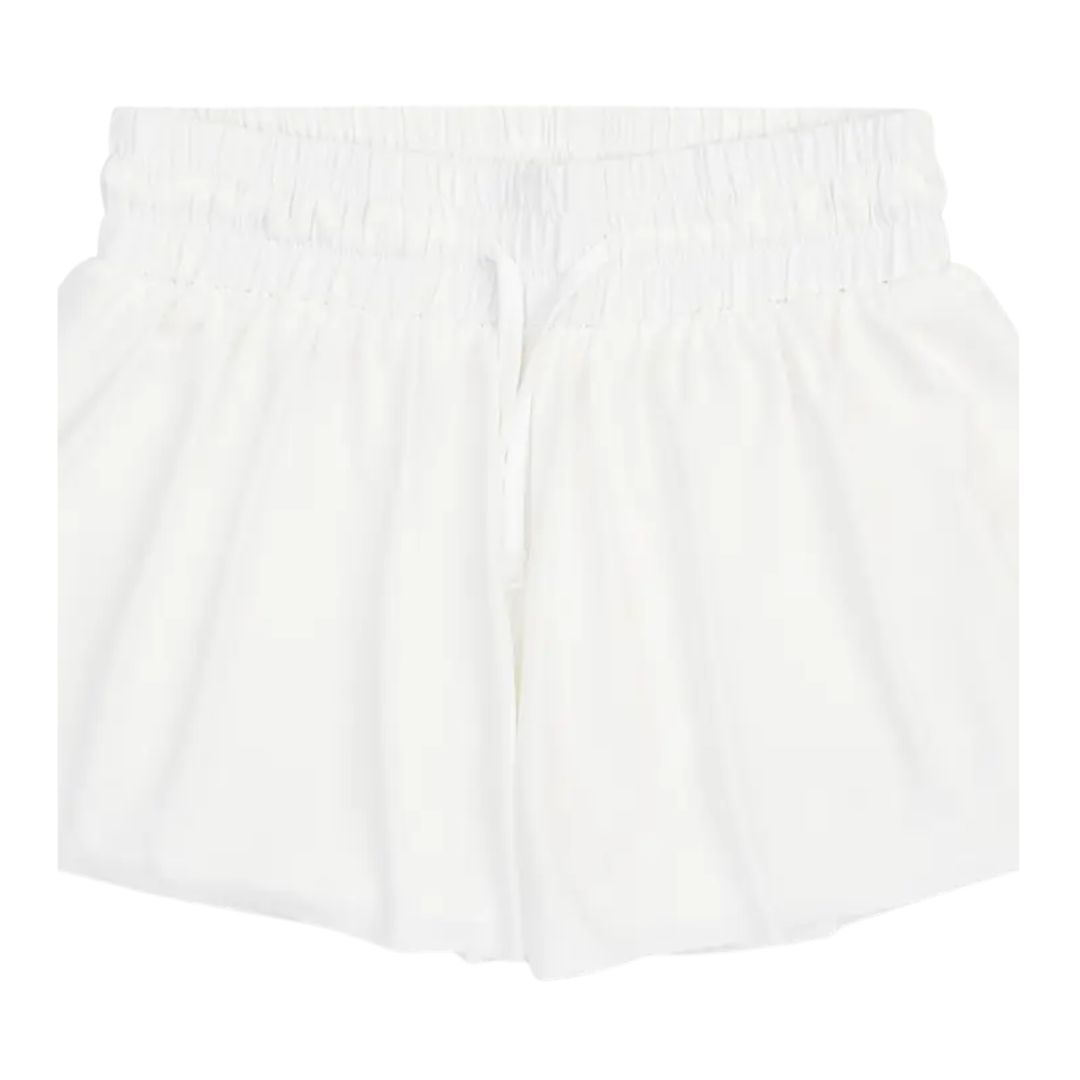 IS White Butterfly Shorts